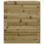 Jardinera de madera de pino impregnada 40x40x46 cm en Macetas y jardineras | Comprar online en Foru.es