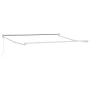 Toldo Manual Retráctil Negro 350x250 cm, Tela para Toldo  de 3.5x2.5 m Marco Negro | Foro24.es | Tu tienda online para hogar, jardín y más Foro24.es