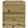 Jardinera de madera de pino impregnada 40x40x46 cm en Macetas y jardineras | Comprar online en Foru.es
