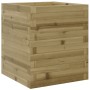 Jardinera de madera de pino impregnada 40x40x46 cm en Macetas y jardineras | Comprar online en Foru.es