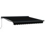 Toldo Retráctil Automático Negro 350x250 cm,  Tela de Reemplazo para Toldo de 3,5x2,5 m Marco Negro | Foro24.es | Tu tienda online para hogar, jardín y más Foro24.es