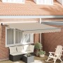 Toldo Retráctil Manual Beige 350x250 cm, Tela de Reemplazo para Toldo  de 3.5x2.5 m Beige | Foro24.es | Tu tienda online para hogar, jardín y más Foro24.es