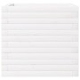Jardinera de madera maciza de pino blanca 50x50x46 cm en Macetas y jardineras | Comprar online en Foru.es