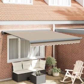 Comprar Toldo Manual Retráctil Beige 350x250 cm