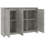 Aparador de madera contrachapada gris hormigón 102x33x75 cm de vidaXL, Aparadores - Ref: Foro24-809777, Precio: 118,34 €, Des...