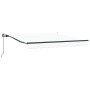 Toldo Retráctil Manual Blanco 350x250 cm,  Tela de Repuesto para Toldo de 3,5x2,5 m Marco Blanco | Foro24.es | Tu tienda online para hogar, jardín y más Foro24.es