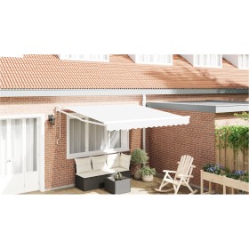 Comprar Toldo retráctil automático Blanco 350x250