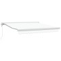 Toldo Retráctil Automático Blanco 350x250 cm,  Tela de Repuesto para Toldo de 3.5x2.5 m Marco Blanco | Foro24.es | Tu tienda online para hogar, jardín y más Foro24.es
