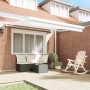 Toldo Retráctil Automático Blanco 350x250 cm,  Tela de Repuesto para Toldo de 3.5x2.5 m Marco Blanco | Foro24.es | Tu tienda online para hogar, jardín y más Foro24.es