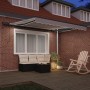 Toldo Manual Retráctil  con LED Gris Claro 350x250 cm, Tela de repuesto para toldo  de 3,5x2,5 m Marco Gris Claro | Foro24.es | Tu tienda online para hogar, jardín y más Foro24.es