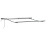 Toldo Manual Retráctil  con LED Gris Claro 350x250 cm, Tela de repuesto para toldo  de 3,5x2,5 m Marco Gris Claro | Foro24.es | Tu tienda online para hogar, jardín y más Foro24.es