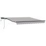 Toldo Manual Retráctil  con LED Gris Claro 350x250 cm, Tela de repuesto para toldo  de 3,5x2,5 m Marco Gris Claro | Foro24.es | Tu tienda online para hogar, jardín y más Foro24.es