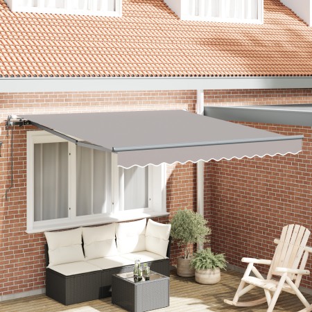 Toldo retráctil automático  Gris Claro 350x250 cm, Tela de reemplazo para toldo  para marco de 3,5x2,5 m Gris Claro | Foro24.es | Tu tienda online para hogar, jardín y más Foro24.es
