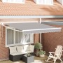 Toldo Retráctil Manual  Gris 350x250 cm, Tela de Reemplazo para Toldo  para Marco de 3.5x2.5 m Gris Claro | Foro24.es | Tu tienda online para hogar, jardín y más Foro24.es