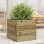 Jardinera madera de pino impregnada 50x50x46 cm en Macetas y jardineras | Comprar online en Foru.es