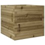 Jardinera madera de pino impregnada 50x50x46 cm en Macetas y jardineras | Comprar online en Foru.es