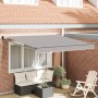 Toldo Retráctil Manual Gris 350x250 cm,  Tela de Reemplazo para Toldo de 3.5x2.5 m Marco Gris Claro | Foro24.es | Tu tienda online para hogar, jardín y más Foro24.es