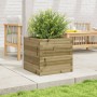 Jardinera madera de pino impregnada 50x50x46 cm en Macetas y jardineras | Comprar online en Foru.es