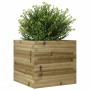 Jardinera madera de pino impregnada 50x50x46 cm en Macetas y jardineras | Comprar online en Foru.es