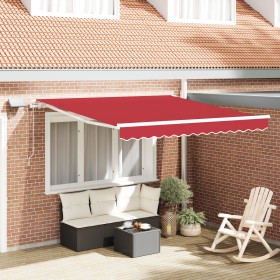 Comprar Toldo Manual Retráctil Rojo 350x250 cm