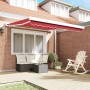 Toldo Retráctil Manual Rojo 350x250 cm,  Tela de Repuesto para Toldo de 3,5x2,5 m Rojo | Foro24.es | Tu tienda online para hogar, jardín y más Foro24.es