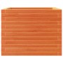 Jardinera de madera maciza de pino marrón cera 60x60x46 cm en Macetas y jardineras | Comprar online en Foru.es