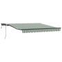 Toldo Manual Retráctil con LED Verde y Blanco 350x250 cm,  Tela de Repuesto para Toldo de 3,5x2,5 m Marco Verde y Blanco | Foro24.es | Tu tienda online para hogar, jardín y más Foro24.es