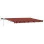 Toldo retráctil manual con LED Naranja y Marrón 400x300 cm | Foro24.es | Tu tienda online para hogar, jardín y más Foro24.es