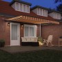 Toldo Retráctil Automático con LED Amarillo y Naranja 400x300 cm | Foro24.es | Tu tienda online para hogar, jardín y más Foro24.es