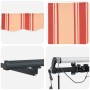 Toldo Retráctil Automático con LED Amarillo y Naranja 400x300 cm | Foro24.es | Tu tienda online para hogar, jardín y más Foro24.es