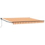 Toldo Retráctil Automático Amarillo y Naranja 400x300 cm | Foro24.es | Tu tienda online para hogar, jardín y más Foro24.es