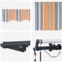 Toldo Retráctil Automático con Raya Multicolor LED 400x300 cm | Foro24.es | Tu tienda online para hogar, jardín y más Foro24.es