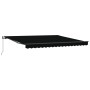 Toldo Manual Retráctil  Negro 400x300 cm, Tela de Reemplazo para Toldo  para Estructura de 4x3 m Negra | Foro24.es | Tu tienda online para hogar, jardín y más Foro24.es