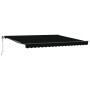 Toldo Retráctil Automático  Negro 400x300 cm, Tela de Reemplazo para Toldo  para Marco de 4x3 m Negro | Foro24.es | Tu tienda online para hogar, jardín y más Foro24.es