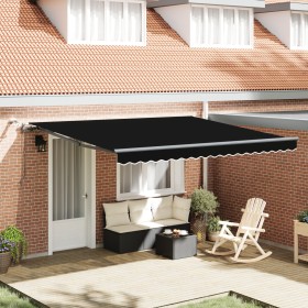 Comprar Toldo Retráctil Automático Negro 400x300