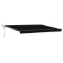 Toldo Retráctil Automático Negro 400x300 cm,  Tela de Reemplazo Toldo 4x3 m Negro | Foro24.es | Tu tienda online para hogar, jardín y más Foro24.es