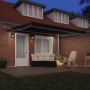 Toldo Retráctil Automático Negro 400x300 cm,  Tela de Reemplazo Toldo 4x3 m Negro | Foro24.es | Tu tienda online para hogar, jardín y más Foro24.es