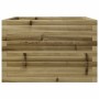 Jardinera de madera de pino impregnada 70x70x46 cm en Macetas y jardineras | Comprar online en Foru.es