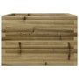 Jardinera de madera de pino impregnada 70x70x46 cm en Macetas y jardineras | Comprar online en Foru.es