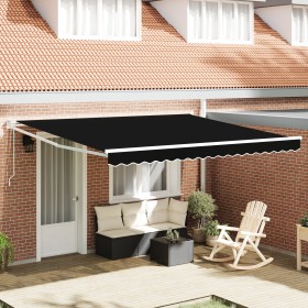 Comprar Toldo Retráctil Automático Negro 400x300