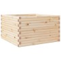 Jardinera de madera maciza de pino 80x80x46 cm en Macetas y jardineras | Comprar online en Foru.es