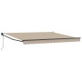 Toldo Retráctil Automático Beige 400x300 cm, Tela de Reemplazo para Toldo  para Marco de 4x3 m Beige | Foro24.es | Tu tienda online para hogar, jardín y más Foro24.es