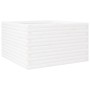 Jardinera de madera maciza de pino blanca 80x80x46 cm en Macetas y jardineras | Comprar online en Foru.es