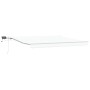 Toldo Retráctil Manual con LED Blanco 400x300 cm,  Tela de Reemplazo para Toldo de 4x3 m Blanco | Foro24.es | Tu tienda online para hogar, jardín y más Foro24.es