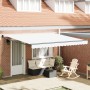 Toldo Retráctil Automático Blanco 400x300 cm, Tela de Reemplazo para Toldo  para marco de 4x3 m Blanco | Foro24.es | Tu tienda online para hogar, jardín y más Foro24.es