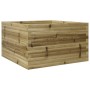 Jardinera de madera de pino impregnada 80x80x46 cm en Macetas y jardineras | Comprar online en Foru.es