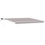 Toldo Retráctil Manual con LED Gris Claro 400x300 cm,  Tela de Reemplazo para Toldo de 4x3 m Marco Gris Claro | Foro24.es | Tu tienda online para hogar, jardín y más Foro24.es