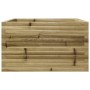 Jardinera de madera de pino impregnada 80x80x46 cm en Macetas y jardineras | Comprar online en Foru.es
