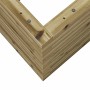 Jardinera de madera de pino impregnada 80x80x46 cm en Macetas y jardineras | Comprar online en Foru.es