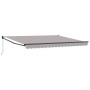 Toldo Retráctil Manual Gris Claro 400x300 cm,  Tela de Repuesto para Toldo de 4x3 m Gris Claro | Foro24.es | Tu tienda online para hogar, jardín y más Foro24.es